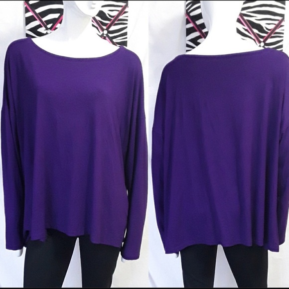 Eileen Fisher Indigo Long Sleeve Top